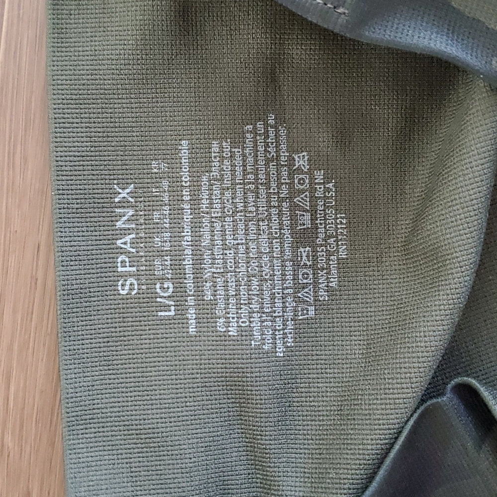 L Green Camo Spanx pants #FL3515 - Picture 5 of 5